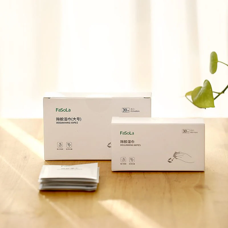 FaSoLa Degumming Wipes - Small, 30 Pieces, White - Image 5