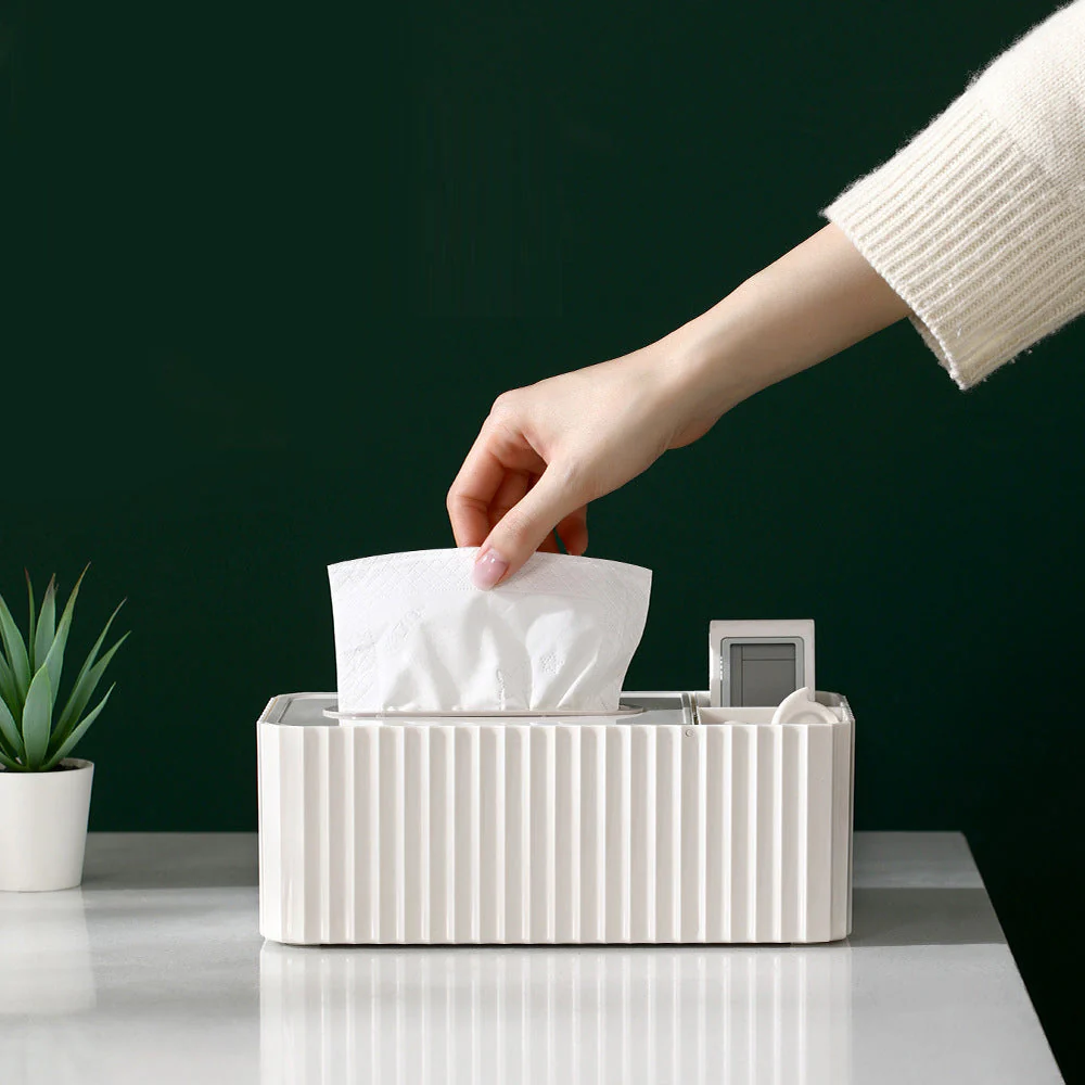 FaSoLa Desktop Tissue Box - White - Image 3