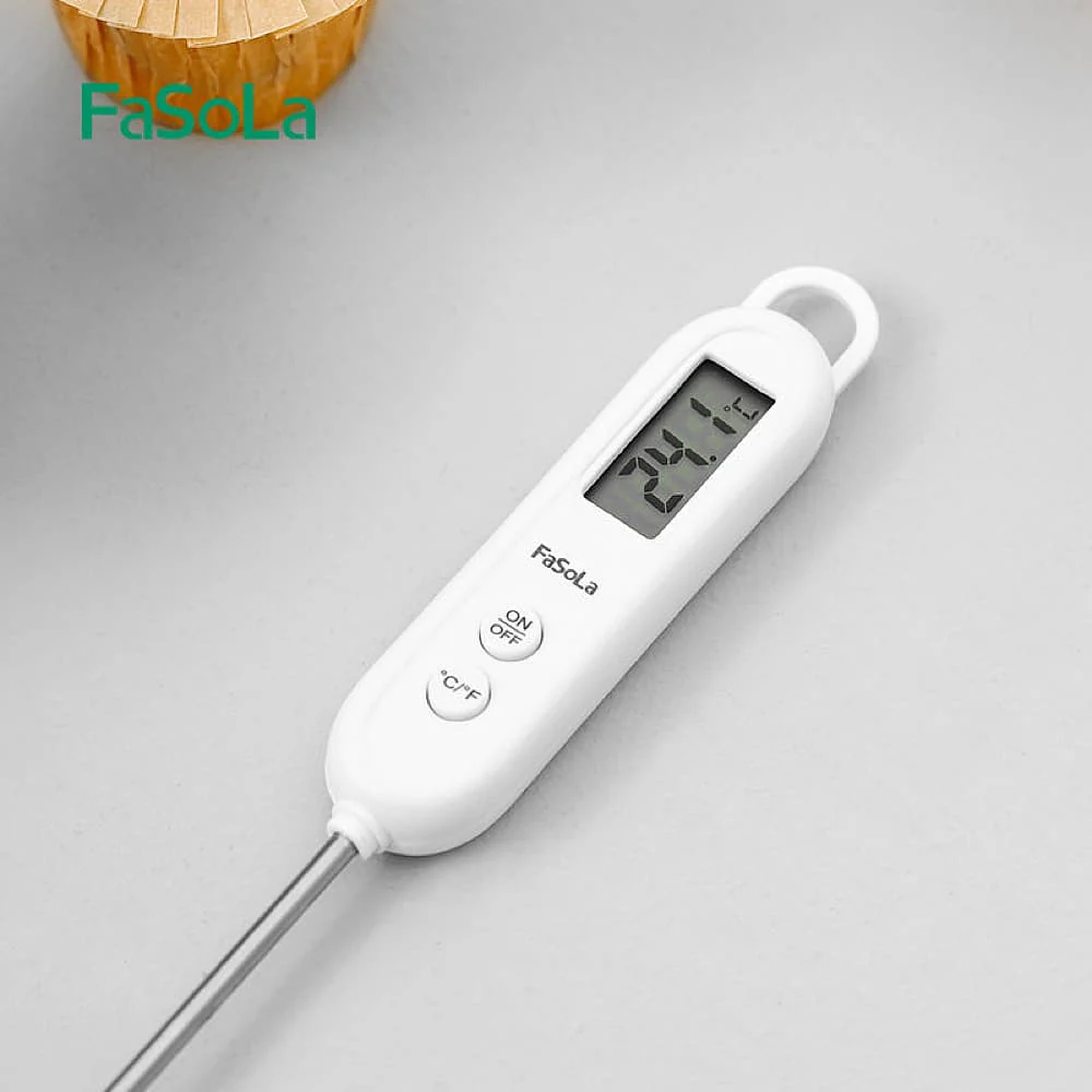 FaSoLa Digital Cooking Thermometer - White, 50-300 Degree - Image 3