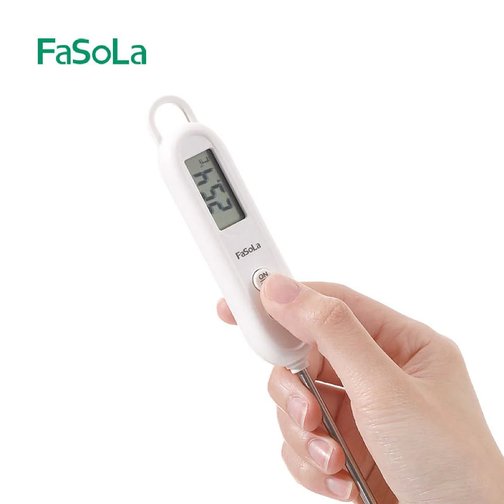 FaSoLa Digital Cooking Thermometer - White, 50-300 Degree - Image 4