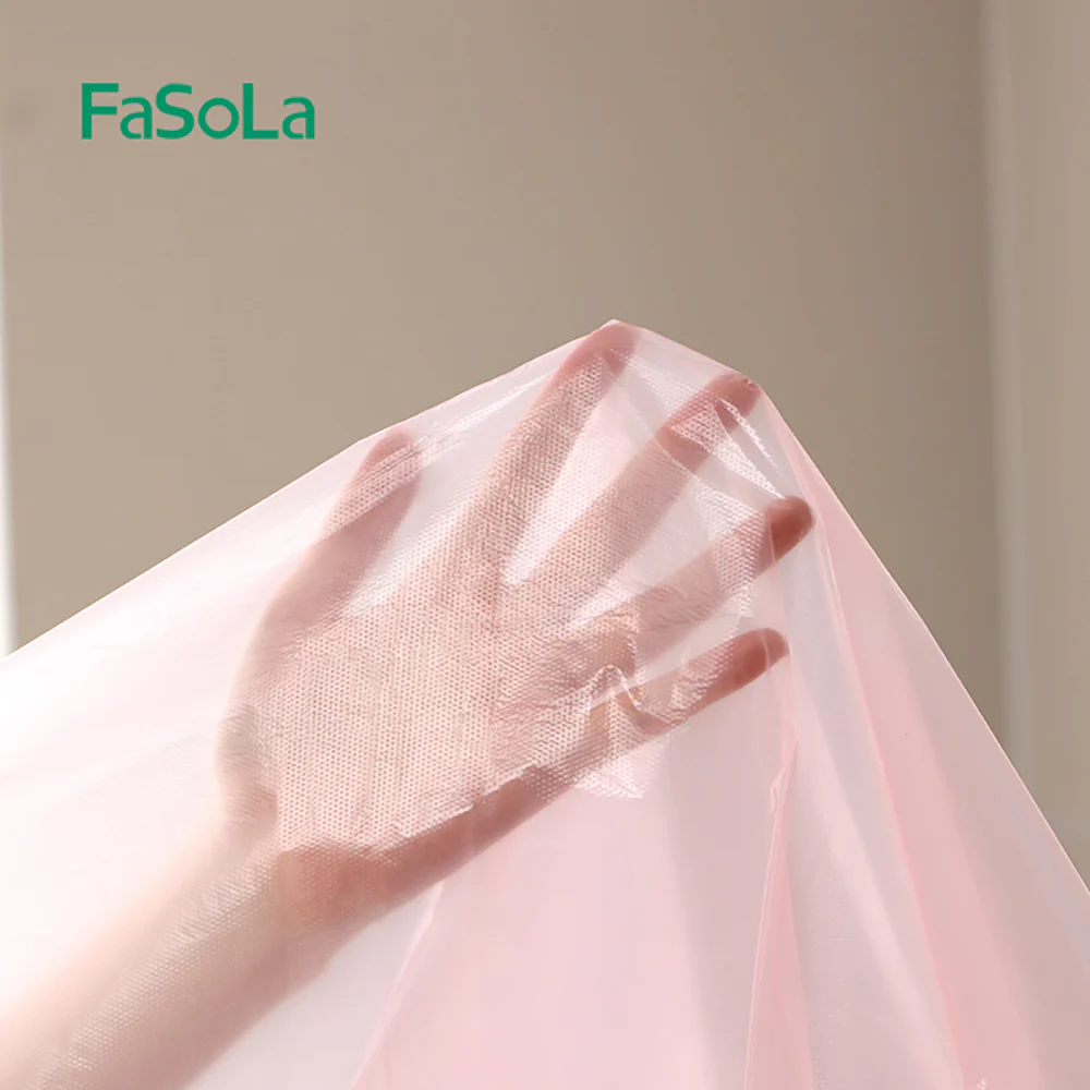 FaSoLa Disposable Aprons Pink - Pack of 10 - Image 3