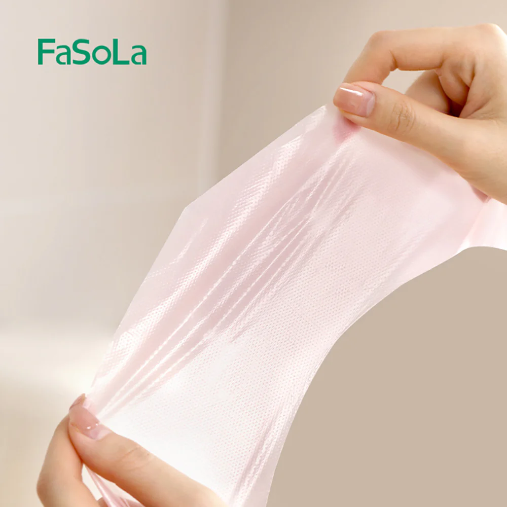 FaSoLa Disposable Aprons Pink - Pack of 10 - Image 4