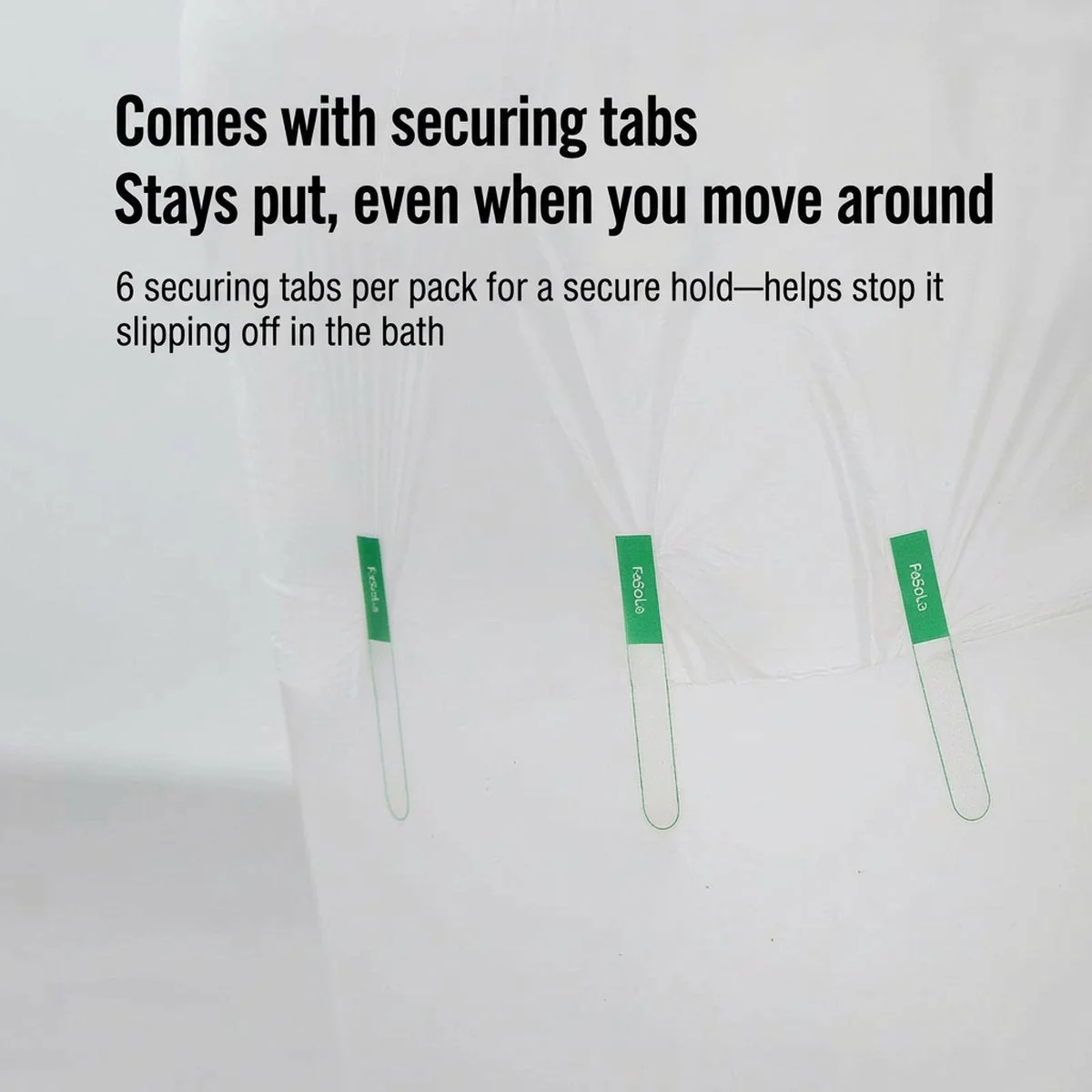 FaSoLa Disposable Bath Bag - White, 1.2*2.6m 1Pack - Image 4