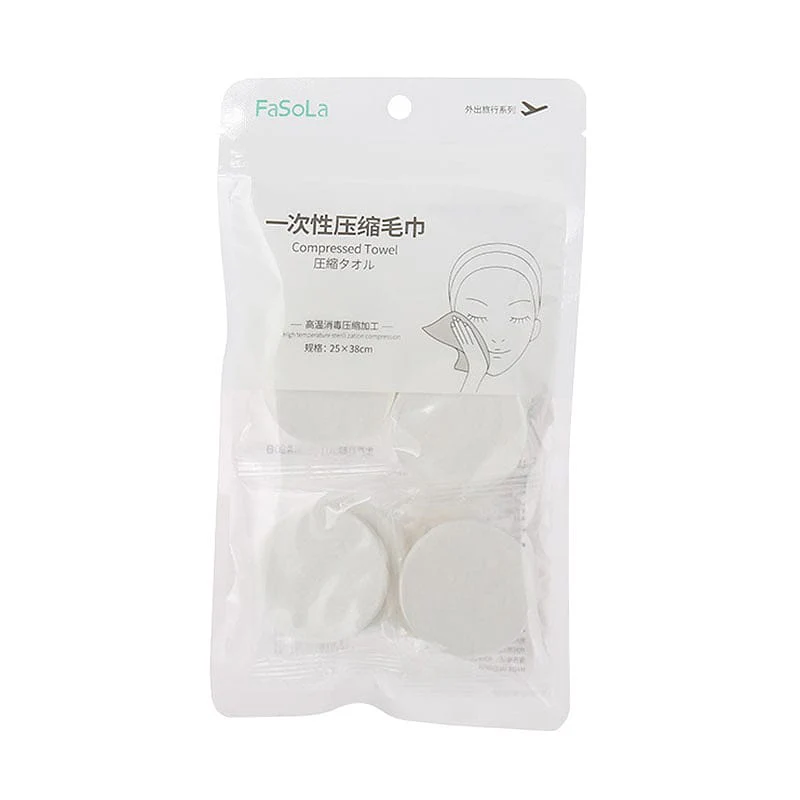 FaSoLa Disposable Compressed Towels - 25x38cm, Pack of 8 - Image 2