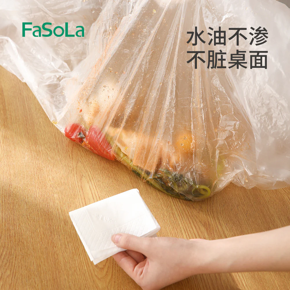 FaSoLa Disposable Drawstring Tablecloth - 100cm, Pack of 10 - Image 2