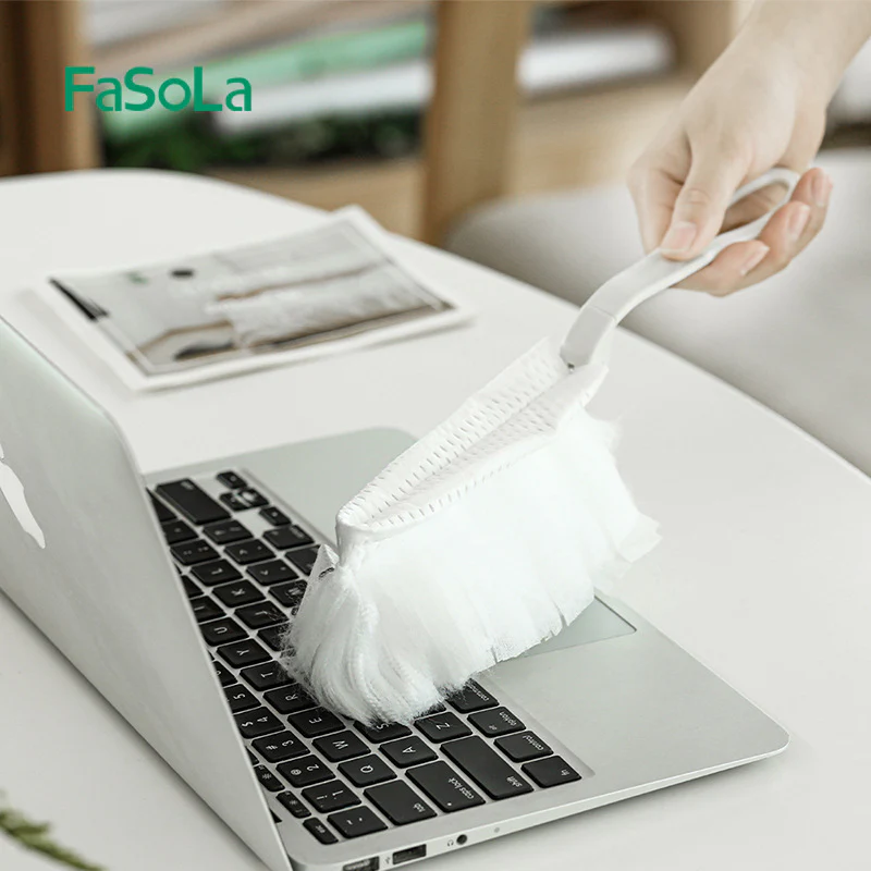 FaSoLa Disposable Duster Set - 10 Replacement Heads & 1 Handle - Image 2