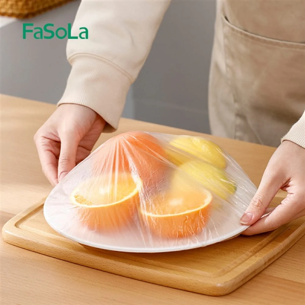 FaSoLa Disposable Fresh-Keeping Covers - 30 Pieces, 23cm Diameter - Image 2