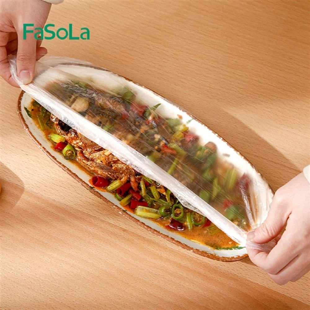 FaSoLa Disposable Fresh-Keeping Covers - 30 Pieces, 23cm Diameter - Image 3