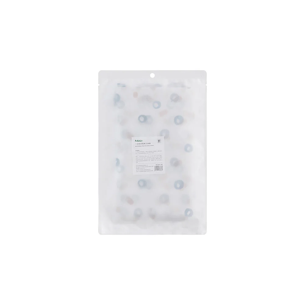 FaSoLa Disposable Printed Single Bed Sheet - White - Image 4