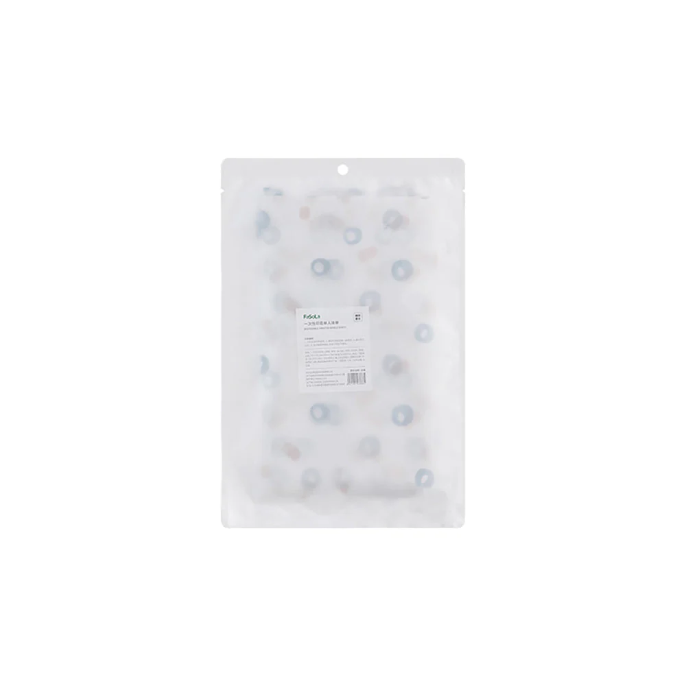 FaSoLa Disposable Printed Single Bed Sheet - White X3 - Image 4