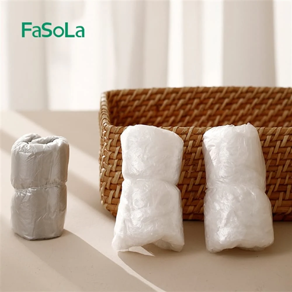 FaSoLa Disposable Shoe Covers - White, 36*14.5cm, Pack of 100 - Image 3