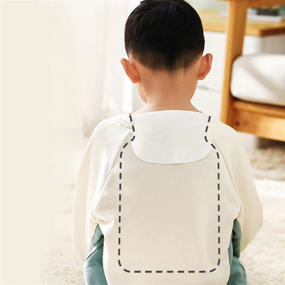 FaSoLa Disposable Sweat Absorption Pads for Kids - Large, White, 24x44cm, 10 Pieces - Image 2