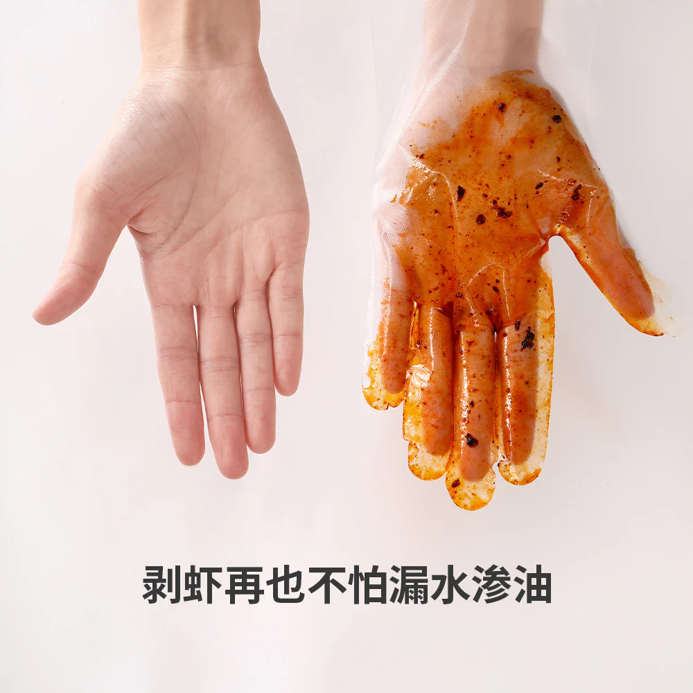 FaSoLa Disposable TPE Gloves (L) - 100 Pieces - Image 3