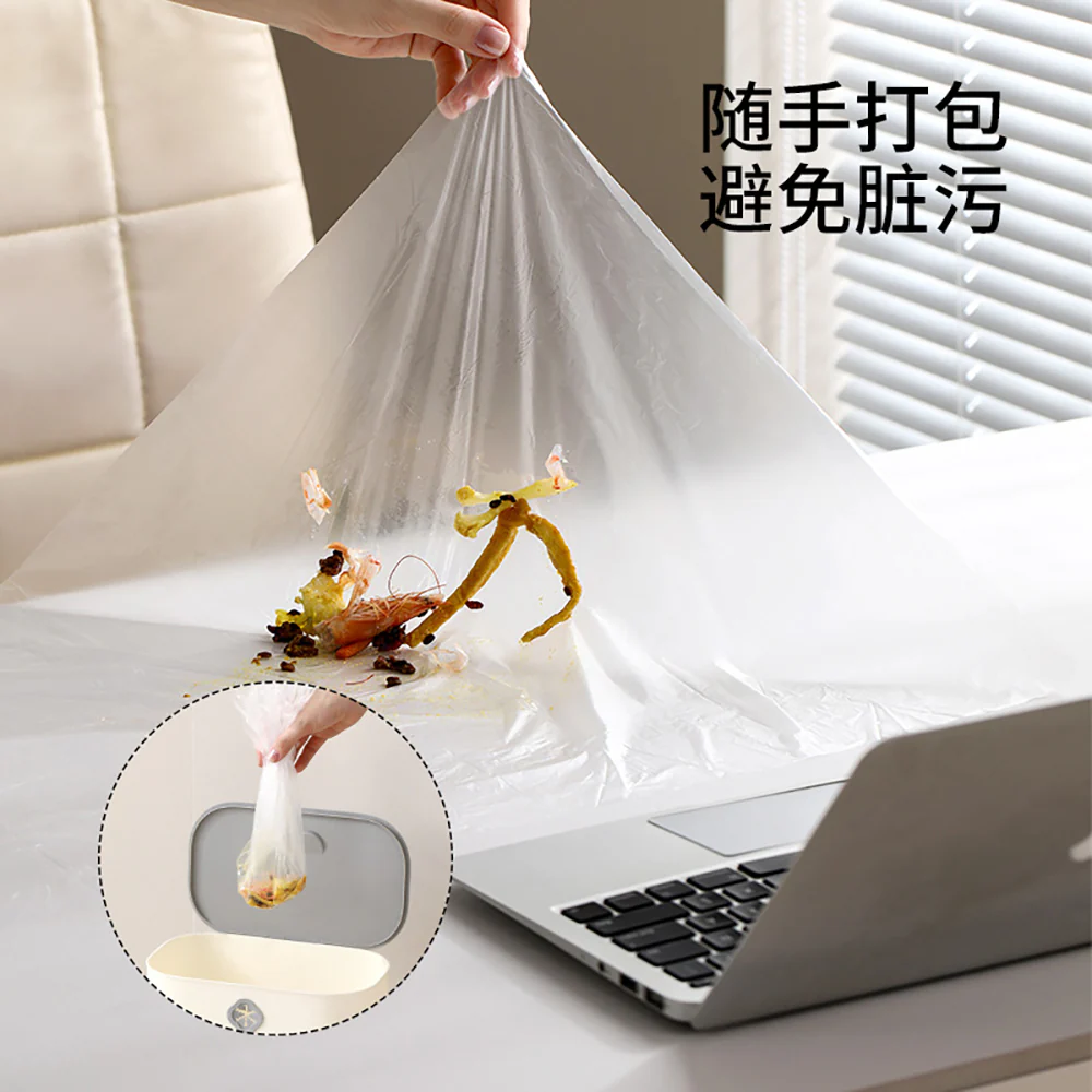 FaSoLa Disposable Transparent Table Mats - 45 Pieces - Image 3