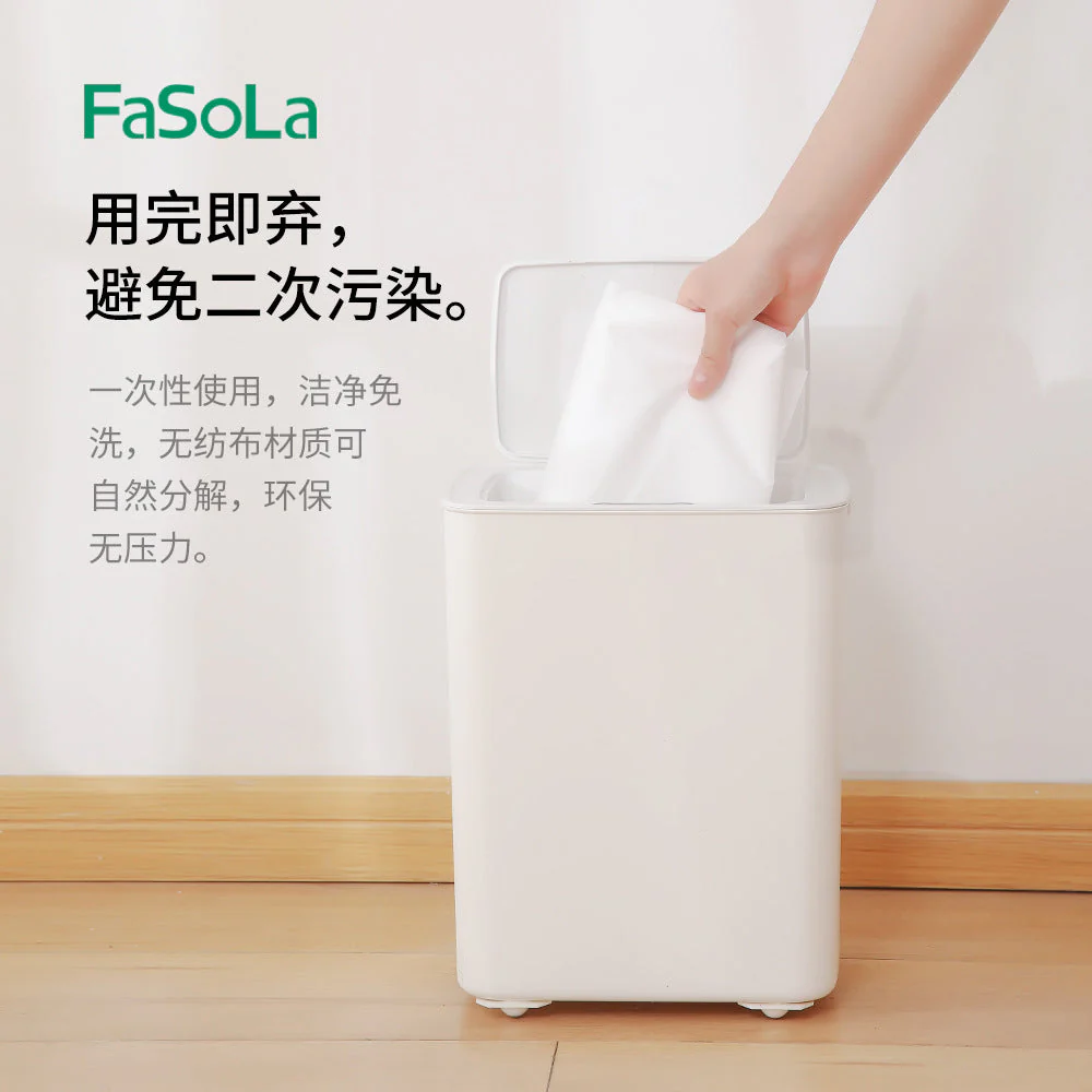 FaSoLa Disposable Travel Bed Sheet White 1.2m X3 - Image 4