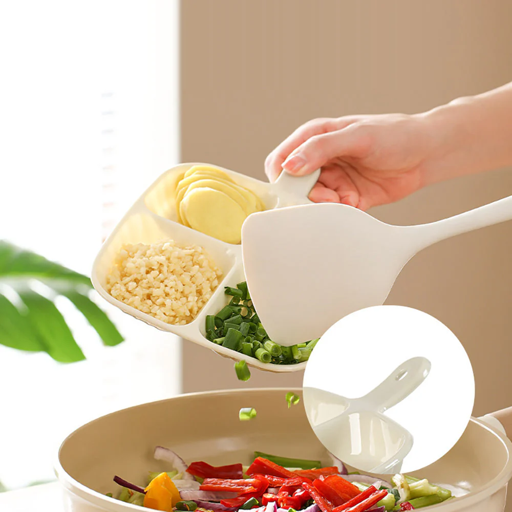 Fasola Divided Serving Plate - White X3 - Image 3