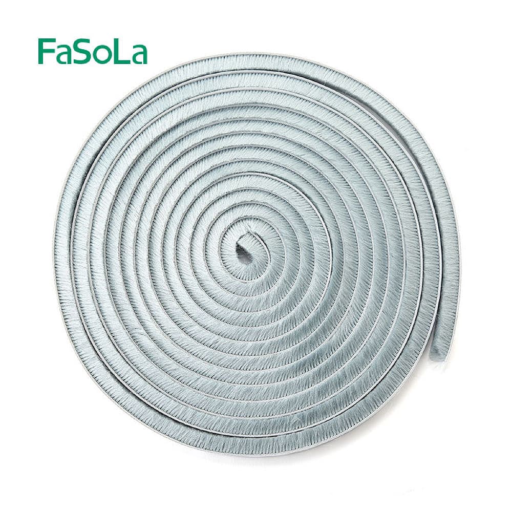FaSoLa Door and Window Seal Strip S Size - Gray, 5m X3 - Image 3