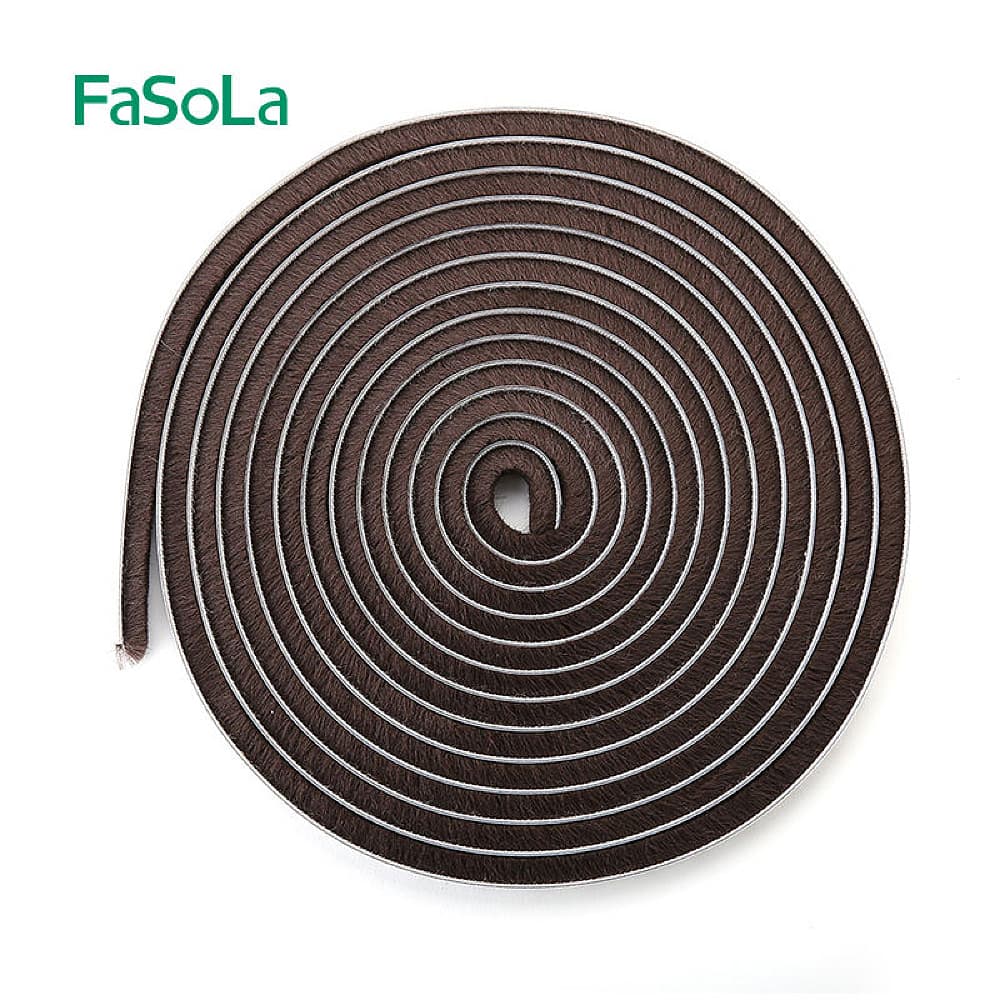 FaSoLa Door and Window Seal Strip S Size - Gray, 5m X3 - Image 4