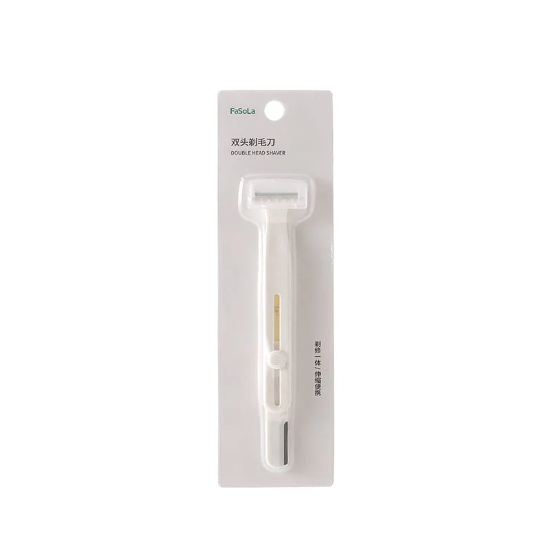 FaSoLa Double Head Retractable Shaver - Off-White - Image 3
