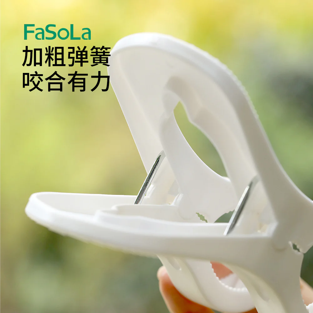 FaSoLa Double-Headed Quilt Clips - White, 2 Pieces - Image 3