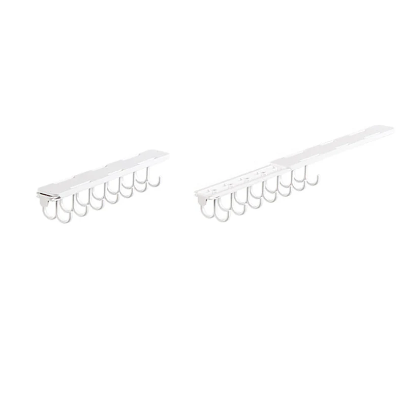 FaSoLa Double Hook Sliding Hanger for Underwear - White - Image 5