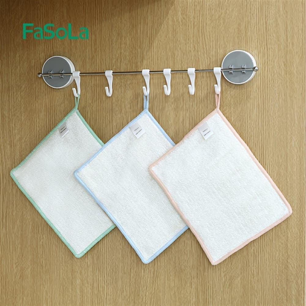 FaSoLa Double-Layer Bamboo Fiber Cleaning Cloth - 18*23cm - Image 3