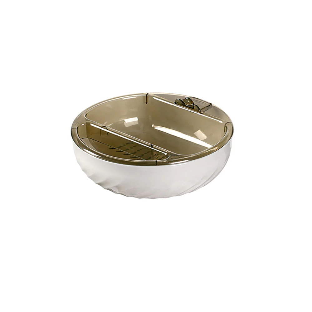 FaSoLa Double-Layer Lazy Fruit Plate - White - Image 5