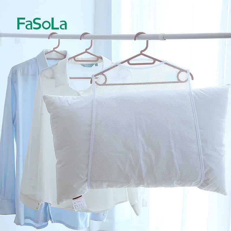 FaSoLa Double-Layer Pillow Drying Net - White, 93x47cm - Image 5