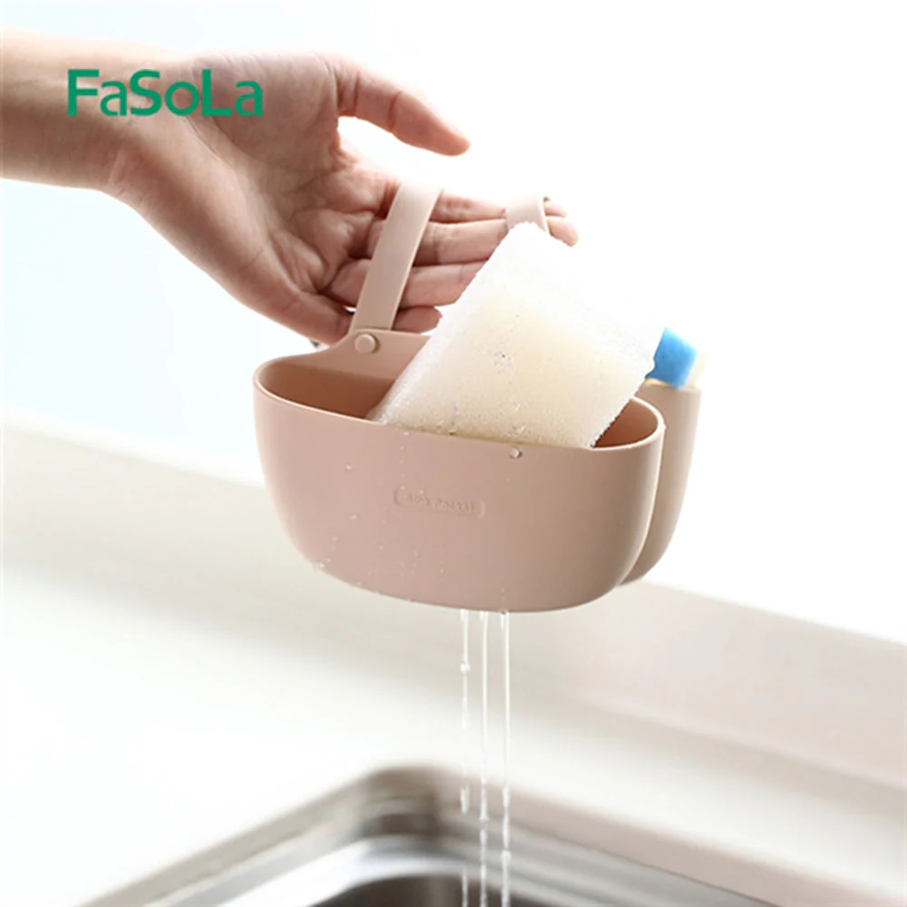 FaSoLa Double-Layer Sink Draining Bag - Lotus Pink - Image 2