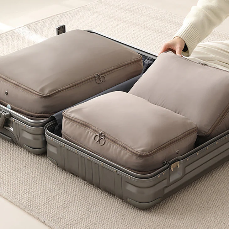 FaSoLa Double-Layer Storage Bag Small - Gray - Image 2