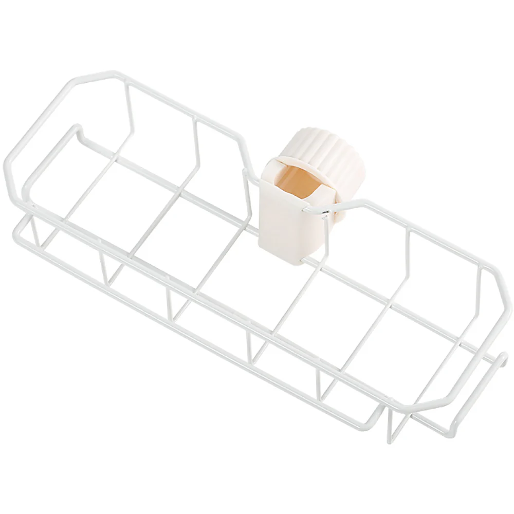 FaSoLa Double Row Faucet Storage Rack - White - Image 4