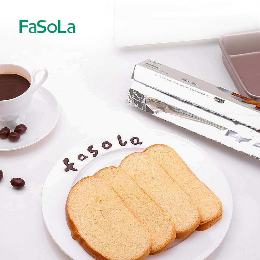 FaSoLa Double-Sided Aluminum Foil for Cooking - 30cm x 10m - Image 4