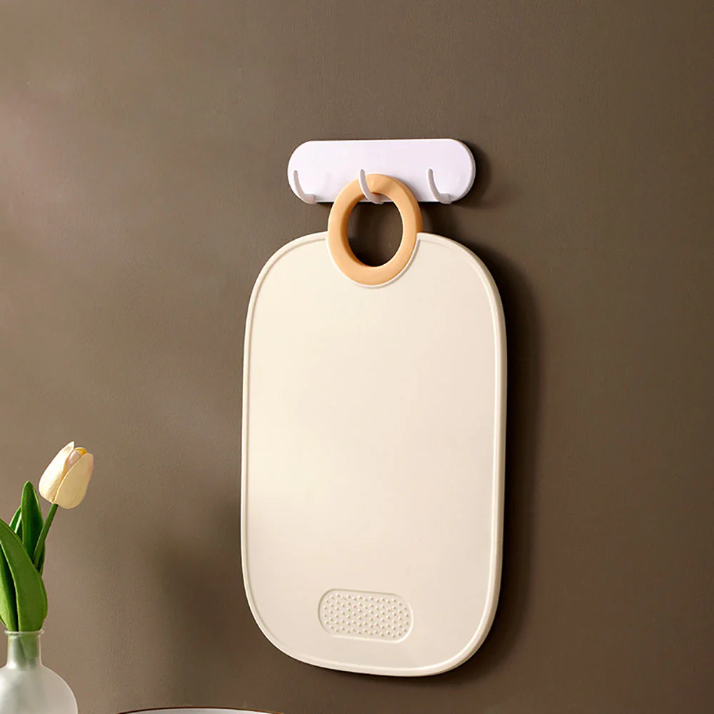 FaSoLa Double-Sided Antibacterial Cutting Board - Large, Off-White - Image 2