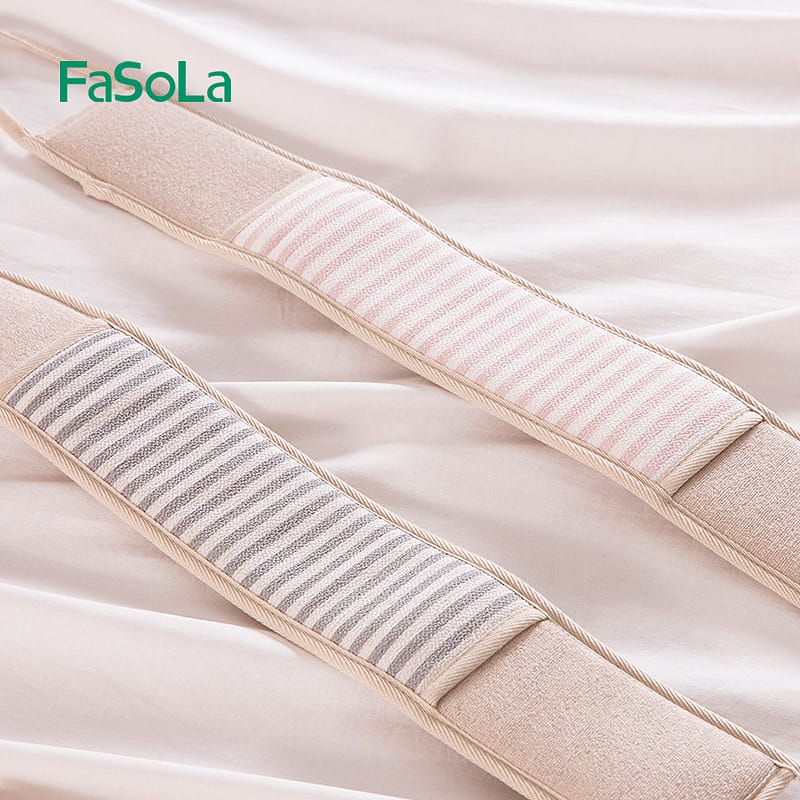 FaSoLa Double-Sided Bath Glove - Pink, 13.5*22.5cm - Image 4