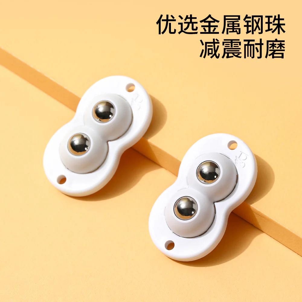 FaSoLa Double Swivel Wheels - White, Set of 4 - Image 2