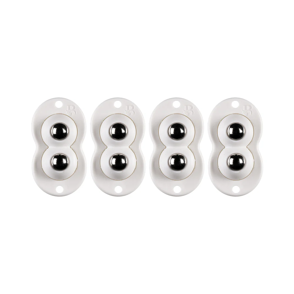 FaSoLa Double Swivel Wheels - White, Set of 4 - Image 5