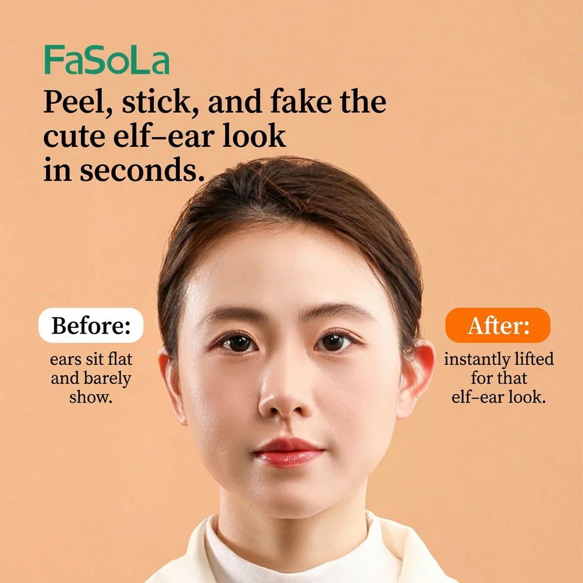 FaSoLa Dragon Bone Ear Support Patches - 6 Pairs, Transparent - Image 3