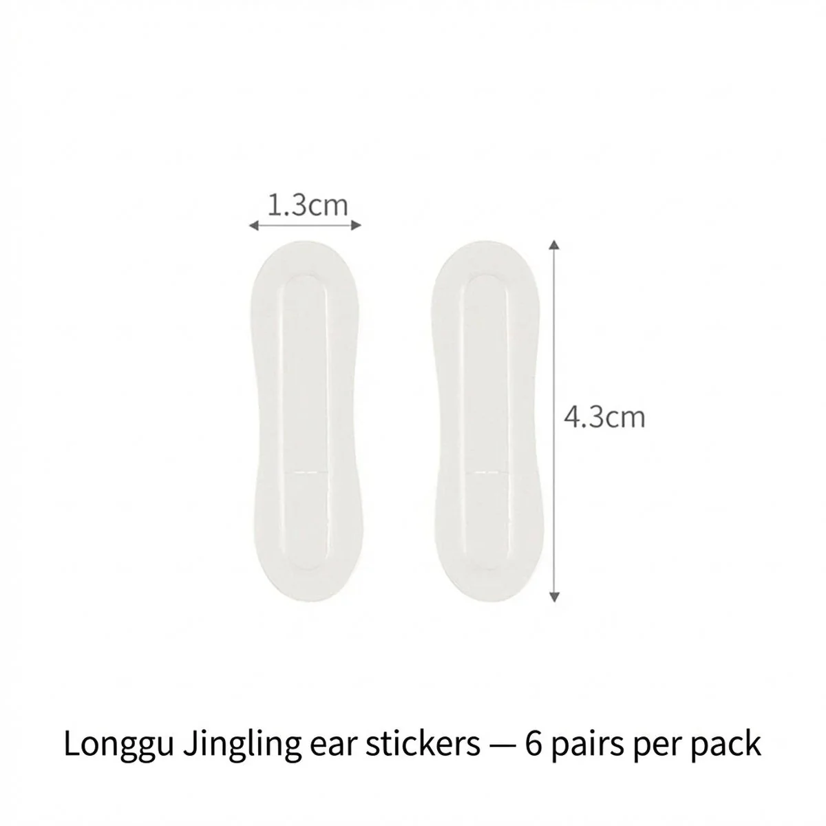 FaSoLa Dragon Bone Ear Support Patches - 6 Pairs, Transparent - Image 5