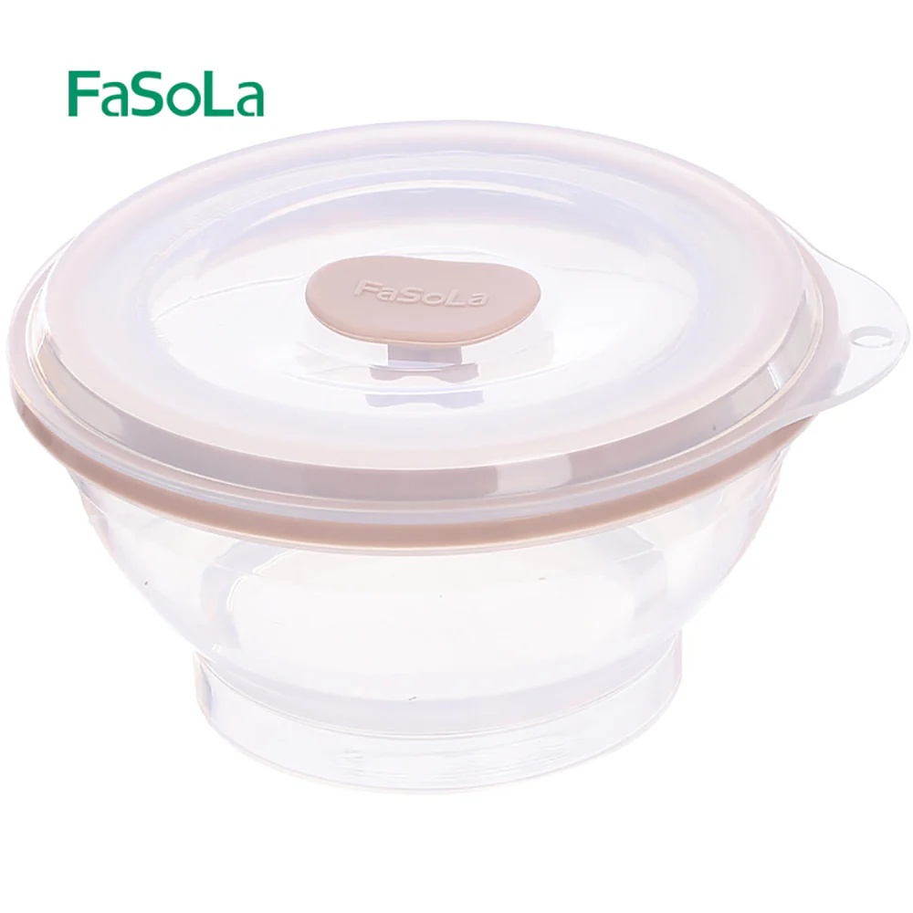 FaSola Dual-Color Collapsible Bowl - Pink, 760ml - Image 5