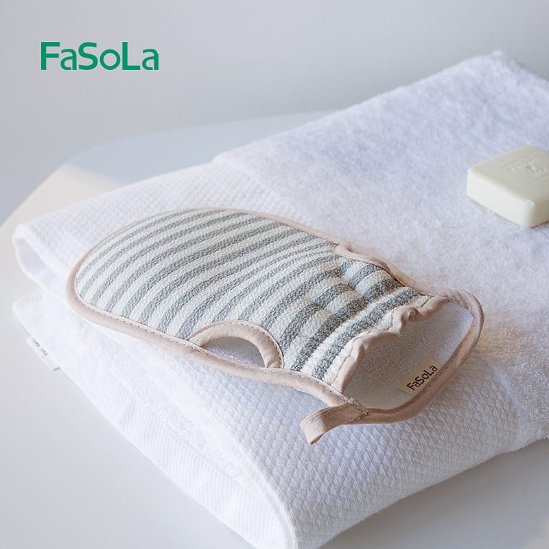 FaSoLa Dual-Effect Bath Glove - Pink, 21x16.5cm - Image 4