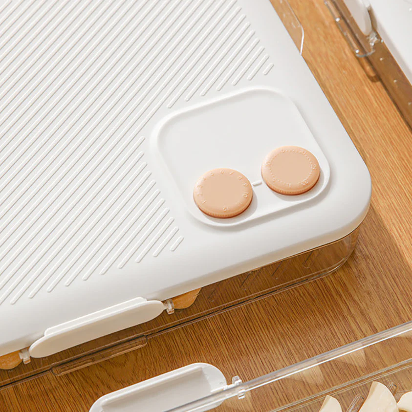 FaSoLa Dumpling Box White Single Layer - Image 4