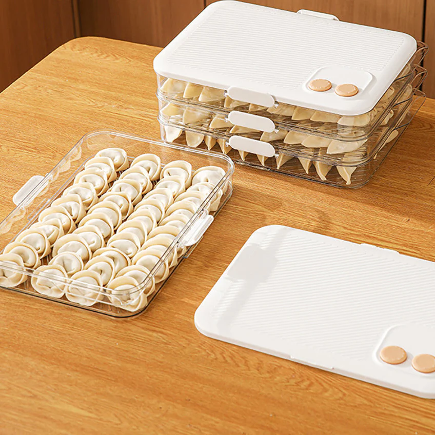 FaSoLa Dumpling Box White Single Layer - Image 5