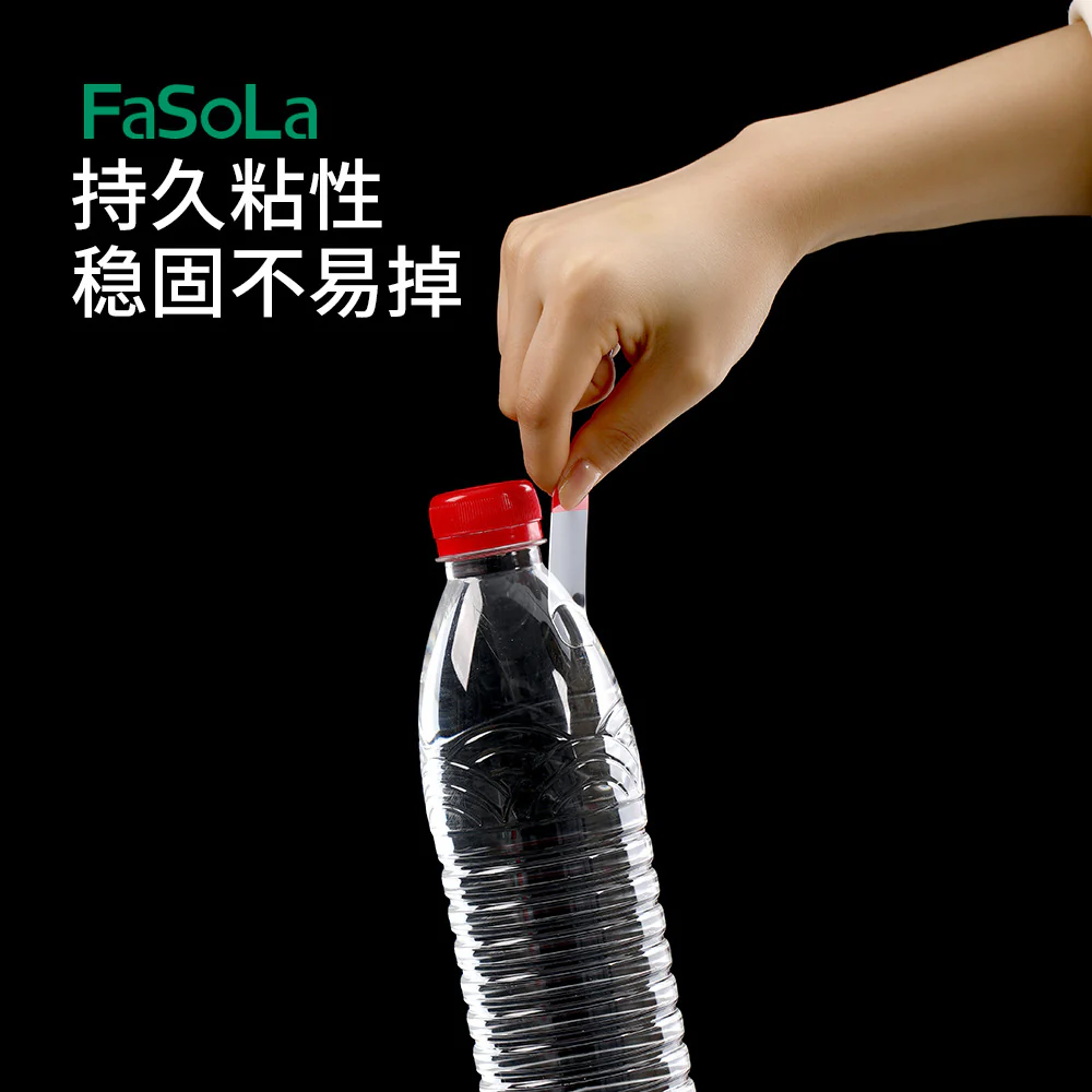 FaSoLa Easy Peel Double-Sided Adhesive Tape - Transparent, 60 Pieces - Image 3
