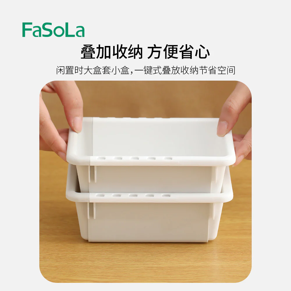 FaSoLa Expandable Storage Box - White, Large - Image 3