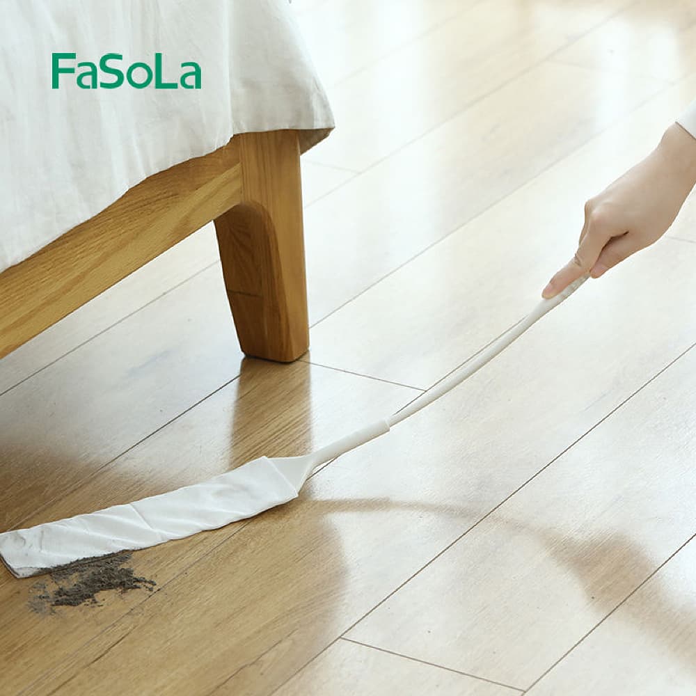 FaSoLa Extendable Detachable Flat Duster - Beige, 65*7cm, Pack of 10 - Image 6