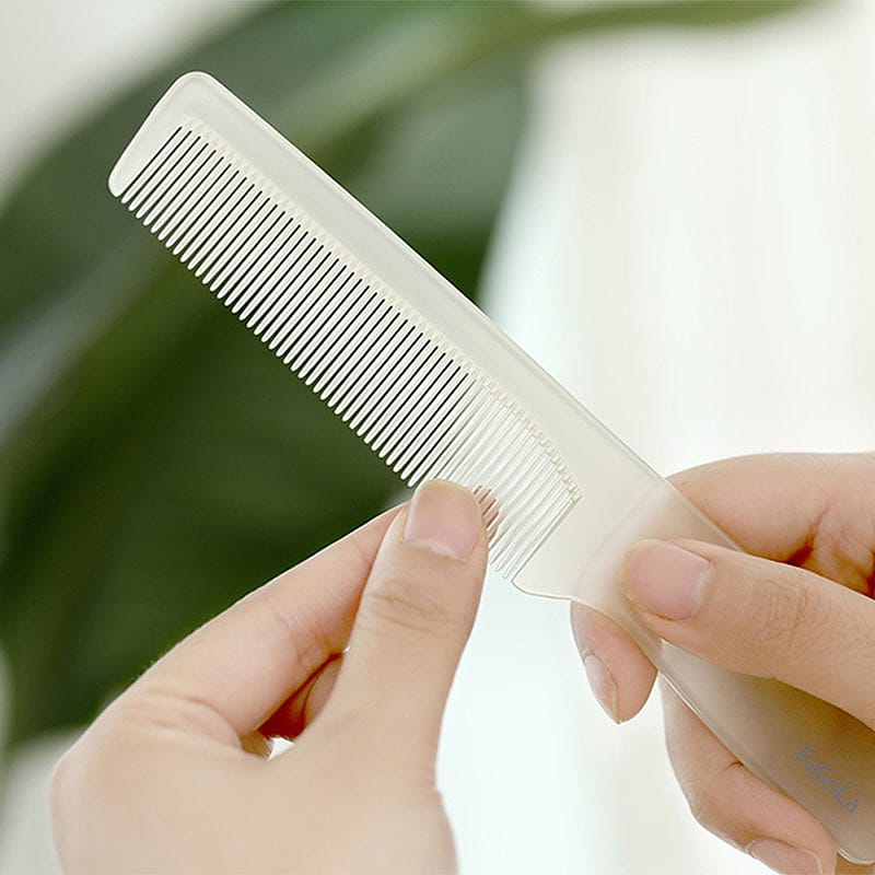 FaSoLa Fine Tooth Straightening Comb - Beige, 18.1*3.2cm