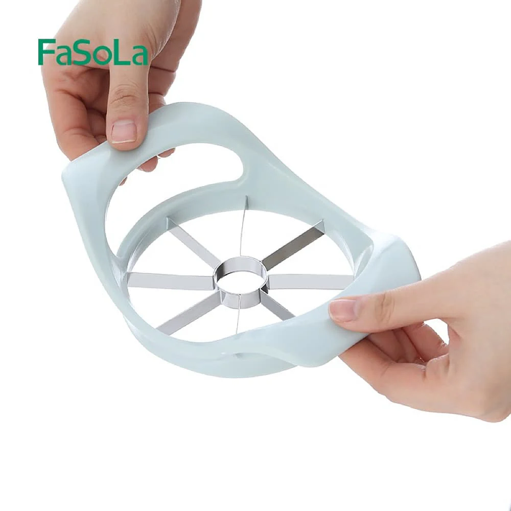 FaSoLa Flower-Shaped Multifunctional Fruit Corer and Slicer - Light Blue - Image 5