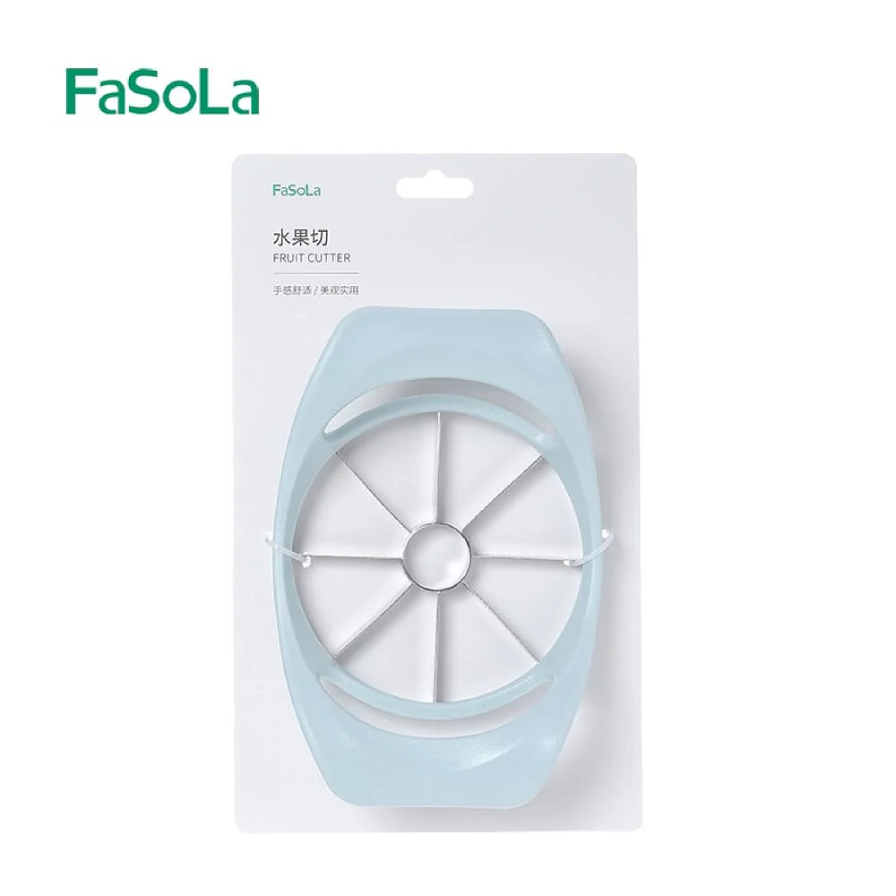 FaSoLa Flower-Shaped Multifunctional Fruit Corer and Slicer - Light Blue - Image 6