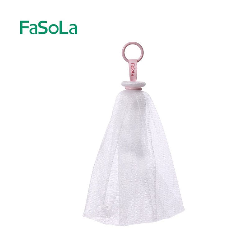 FaSoLa Foaming Mesh with Hanging Ring - White, 8*22cm - Image 2