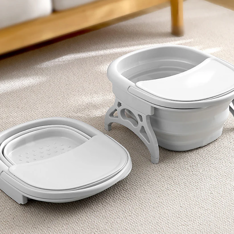 FaSoLa Foldable Foot Bath Bucket - Gray - Image 2